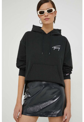 Tommy Jeans Суичър в сиво с апликация - Pepit.bg