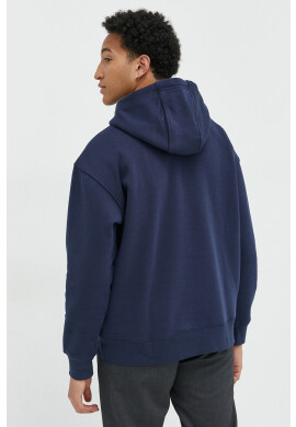 Tommy Jeans Суичър в тъмносиньо с качулка с апликация - Pepit.bg