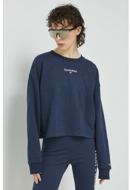 Tommy Jeans Суичър в тъмносиньо с принт - Pepit.bg