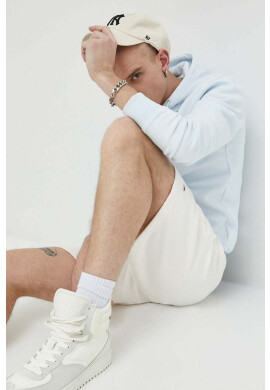 Tommy Jeans Суичър в синьо с качулка с изчистен дизайн - Pepit.bg