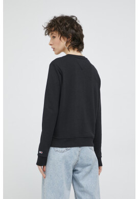 Tommy Jeans Суичър в черно с апликация - Pepit.bg