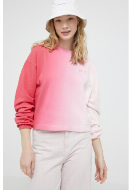 Tommy Jeans Суичър в розово с десен - Pepit.bg