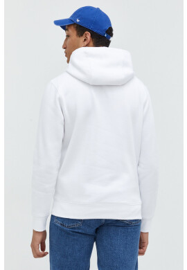 Tommy Jeans Суичър в бяло с изчистен дизайн - Pepit.bg