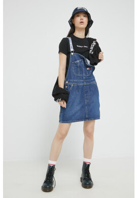 Tommy Jeans Тениска в черно - Pepit.bg