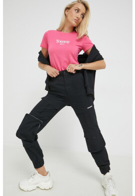 Tommy Jeans Тениска в розово - Pepit.bg