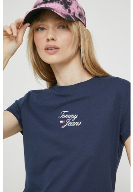 Tommy Jeans Тениска в тъмносиньо - Pepit.bg