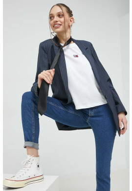 Tommy Jeans Тениска в бяло - Pepit.bg