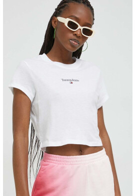 Tommy Jeans Тениска в бяло - Pepit.bg