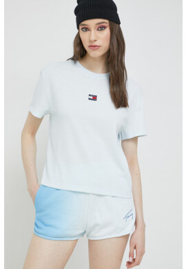 Tommy Jeans Тениска дамска в бяло - Pepit.bg