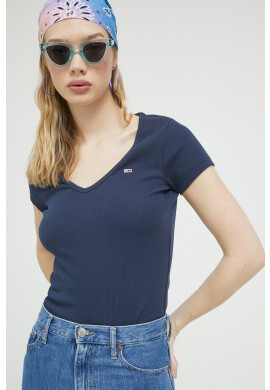 Tommy Jeans Тениска в тъмносиньо - Pepit.bg