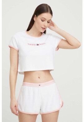Tommy Jeans Тениска в червено - Pepit.bg