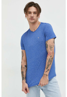 Tommy Jeans Тениска в жълто с изчистен дизайн - Pepit.bg