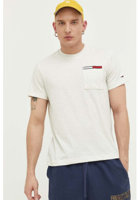 Tommy Jeans Тениска в сиво меланж на - Pepit.bg
