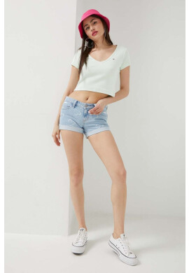 Tommy Jeans Тениска в зелено - Pepit.bg