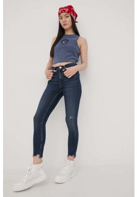 Tommy Jeans Топ дамски в тъмносиньо - Pepit.bg