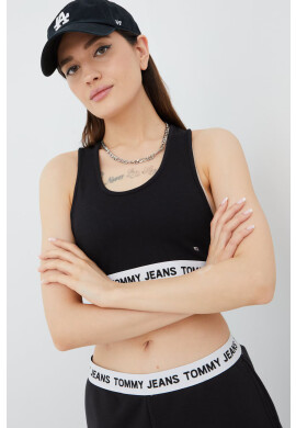 Tommy Jeans Топ дамски в черно - Pepit.bg