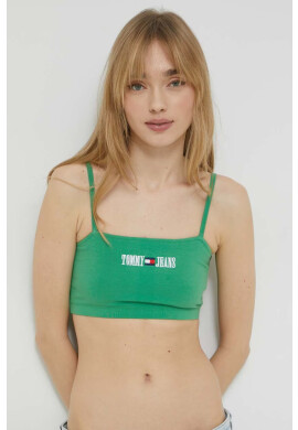 Tommy Jeans Топ дамски в зелено - Pepit.bg