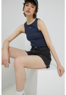 Tommy Jeans Топ дамски в тъмносиньо - Pepit.bg