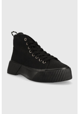 Tommy Jeans Високи кецове TJM MID PLATFORM в черно EM0EM01198 - Pepit.bg