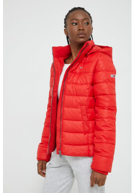 Tommy Jeans Яке в червено със зимна изолация - Pepit.bg