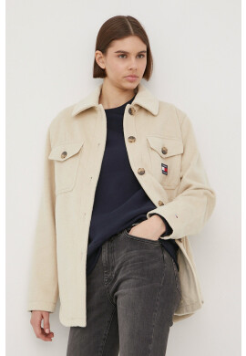 Tommy Jeans Яке с вълна - Pepit.bg