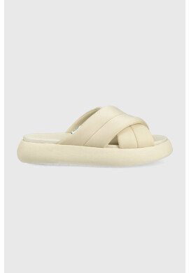 Toms Чехли Alpargata Mallow в бежово с платформа - Pepit.bg