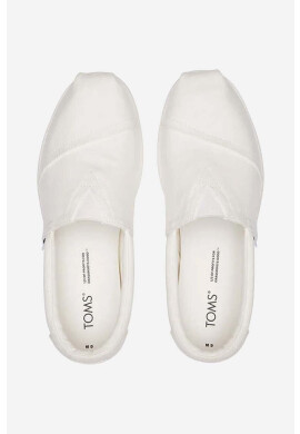 Toms Еспадрили Alpargata Forward 10019876 WHITE в бяло - Pepit.bg