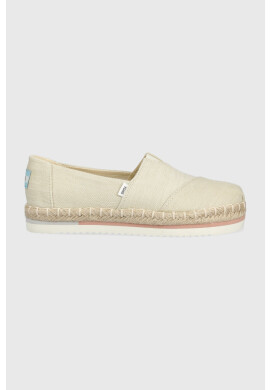 Toms Еспадрили Alpargata Platform Rope в бежово - Pepit.bg