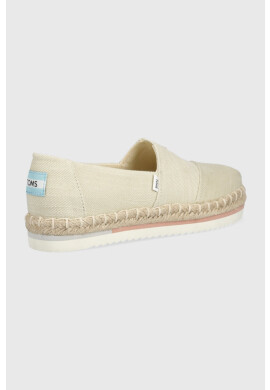 Toms Еспадрили Alpargata Platform Rope в бежово - Pepit.bg
