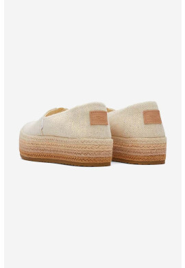 Toms Еспадрили DARK NATURAL в бежово с платформа - Pepit.bg