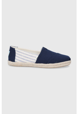 Toms Еспадрили University Stripes в тъмносиньо - Pepit.bg
