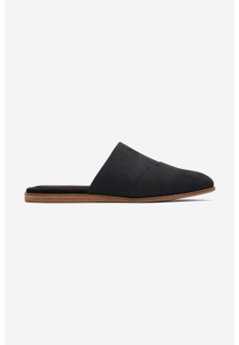 Toms Велурени чехли Flat 10018987 в черно - Pepit.bg