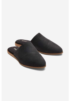 Toms Велурени чехли Flat 10018987 в черно - Pepit.bg