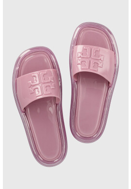 Tory Burch Чехли Bubble Jelly в розово - Pepit.bg