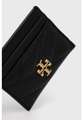 Tory Burch Кожен калъф за карти дамски в черно - Pepit.bg