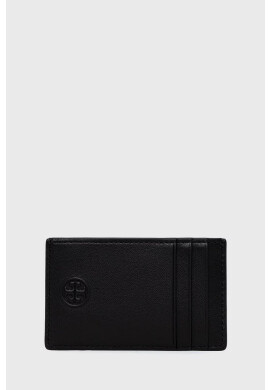 Tory Burch Кожен калъф за карти дамски в черно - Pepit.bg