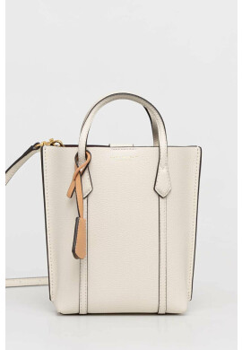 Tory Burch Кожена чанта в бежово - Pepit.bg