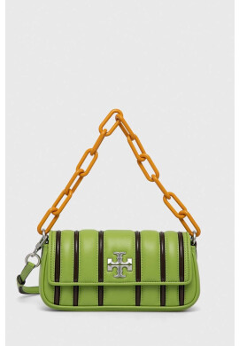 Tory Burch Кожена чанта в зелено - Pepit.bg