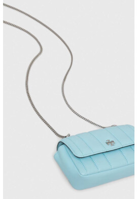 Tory Burch Кожена чанта в синьо - Pepit.bg