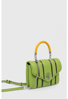 Tory Burch Кожена чанта в зелено - Pepit.bg