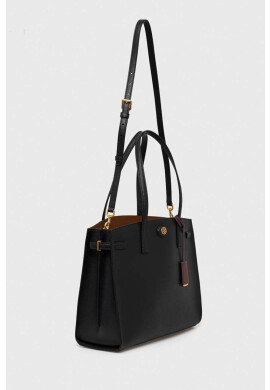 Tory Burch Кожена чанта в черно - Pepit.bg