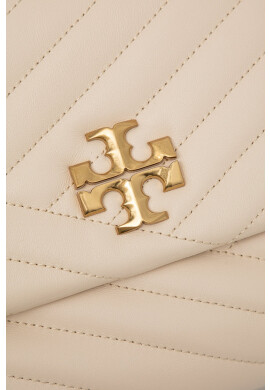 Tory Burch Кожена чанта в бежово - Pepit.bg