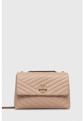Tory Burch Кожена чанта в бежово - Pepit.bg