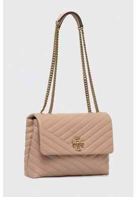 Tory Burch Кожена чанта в бежово - Pepit.bg