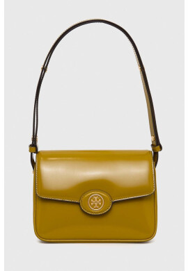 Tory Burch Кожена чанта в зелено - Pepit.bg