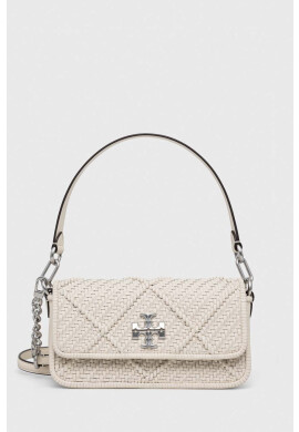 Tory Burch Кожена чанта в бежово - Pepit.bg
