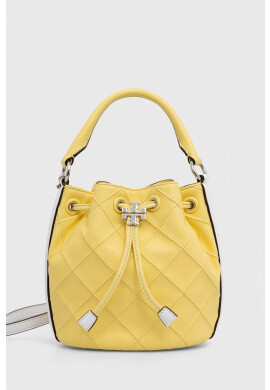 Tory Burch Кожена чанта в жълто - Pepit.bg