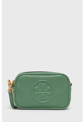 Tory Burch Кожена чанта в зелено - Pepit.bg