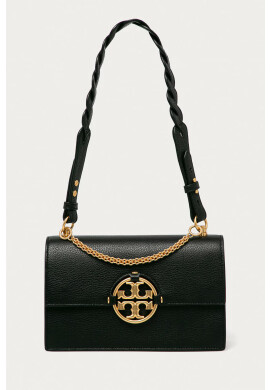 Tory Burch Кожена чанта в черно - Pepit.bg