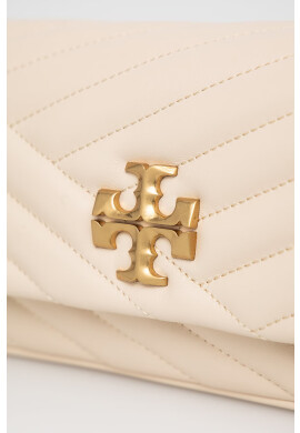 Tory Burch Кожена чанта в бежово - Pepit.bg